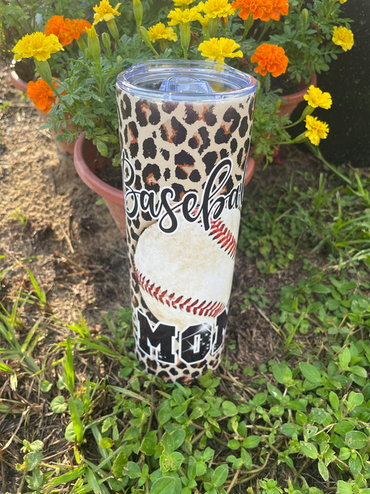 Baseball Mom Tumbler (ready to ship)