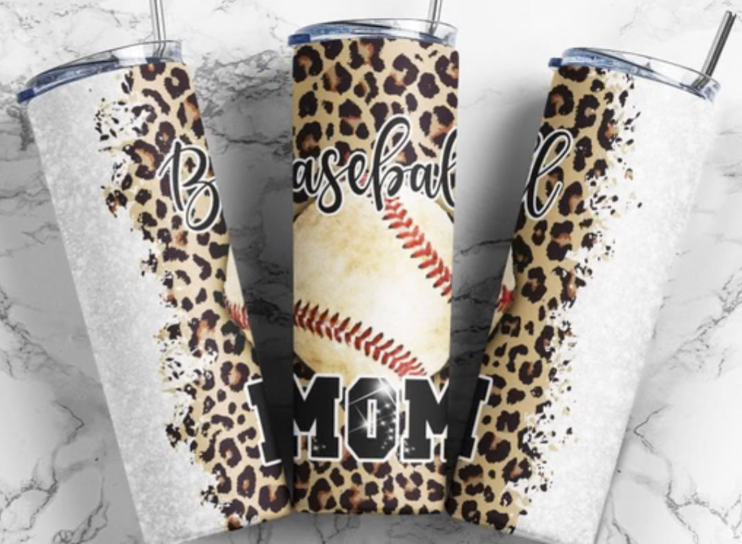 Baseball Mom Tumbler (ready to ship)