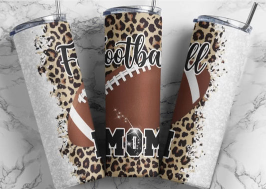 Football Mom Tumbler (ready to ship)